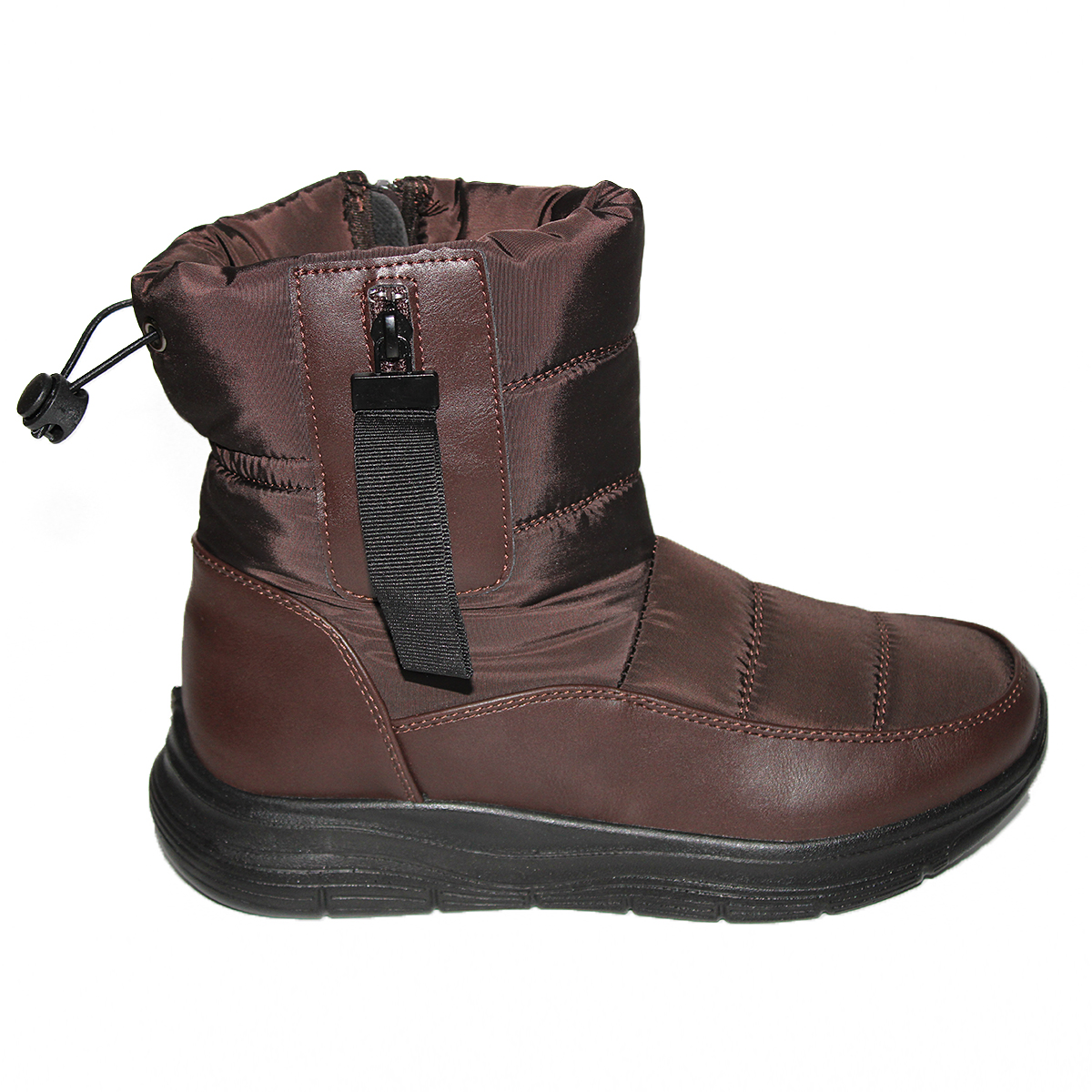 Botín Térmico con Chiporro Café de Ajuste Elástico Posterior QM2312CF