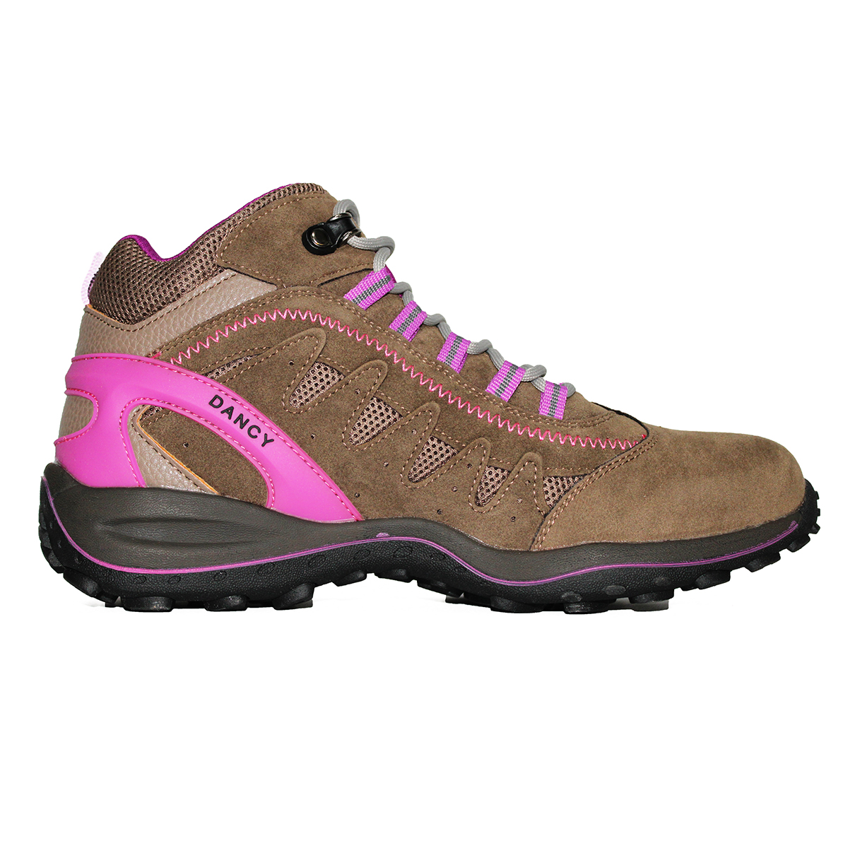 Zapatilla Botín Impermeable Dancy Trekking Fucsia Mujer D921FC