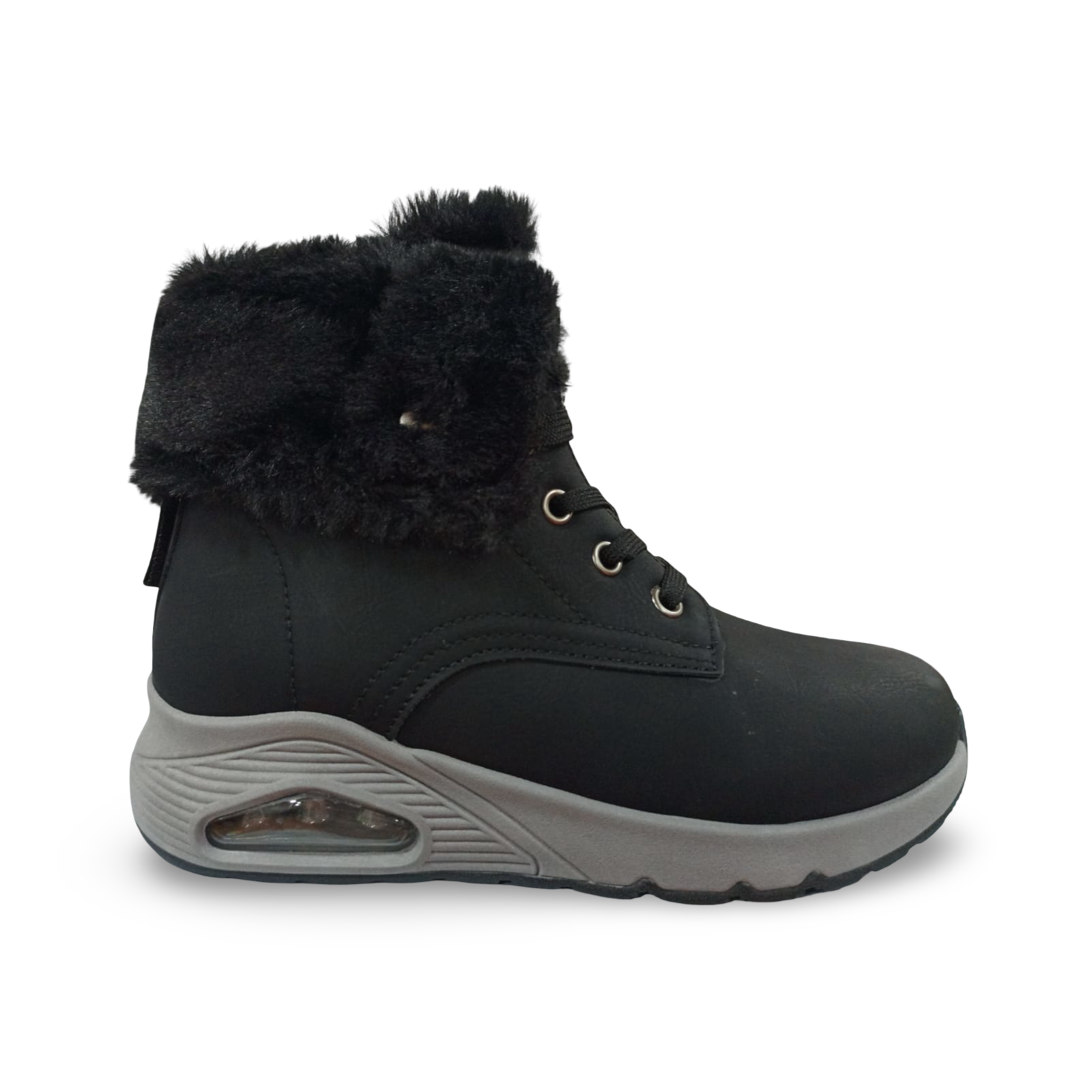 Botines Mujer Negros Livianos con Chiporro QM2432NG