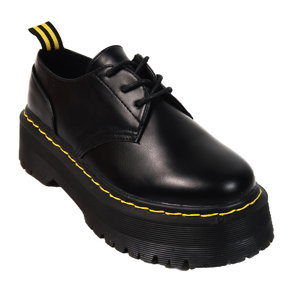 Mocasines Escolar Plataforma Negro S12MNG
